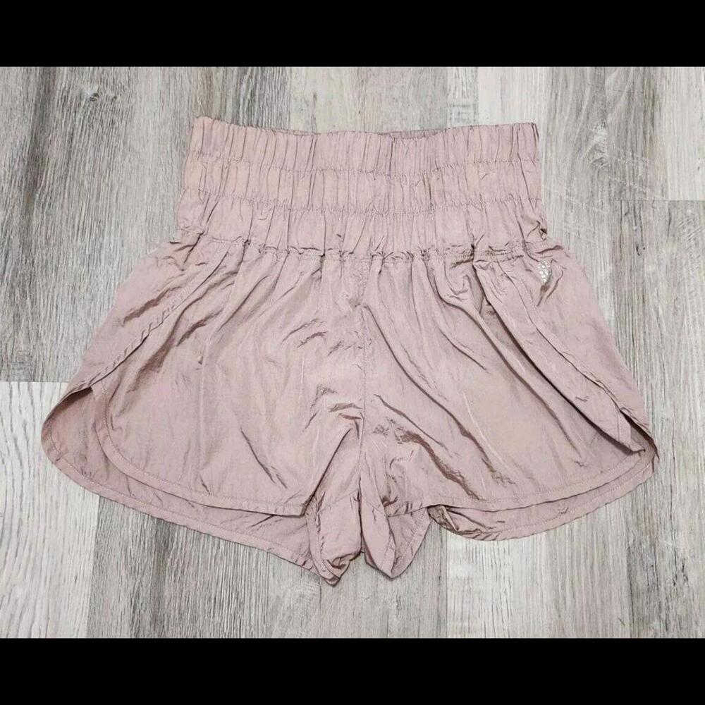 Free People Movement Shorts Medoum Mauve The Way Home High Waisted